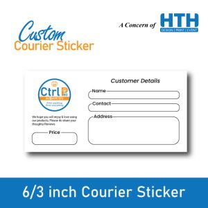Custom Courier Sticker
