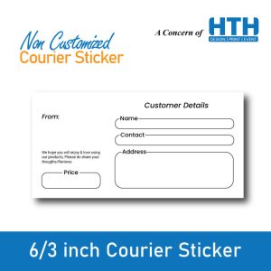 Courier Sticker